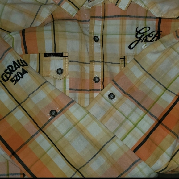 Gstar Raw Men's LS Shirt with Roll Up Button Sleeves - Picture 4 of 10